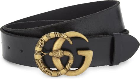 black snakeskin gucci belt|Gucci snake belt men's.